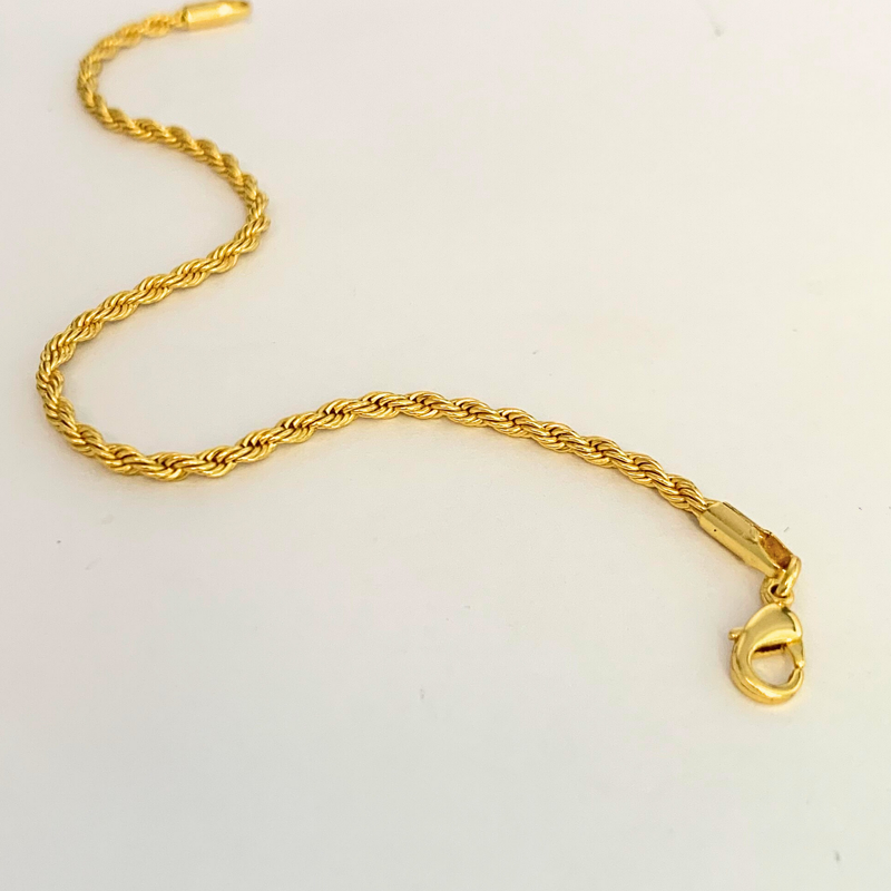 PULSEIRA ELO BAIANO - BANHADO A OURO 18K