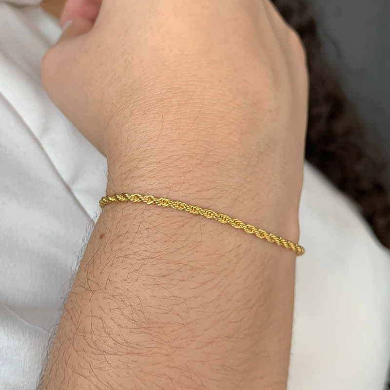 PULSEIRA ELO BAIANO - BANHADO A OURO 18K