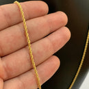 CORRENTE ELO BAIANO (2mm) - BANHADO A OURO 18K