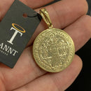 PINGENTE MEDALHA SÃO BENTO (2,5cm) - BANHADO A OURO 18K