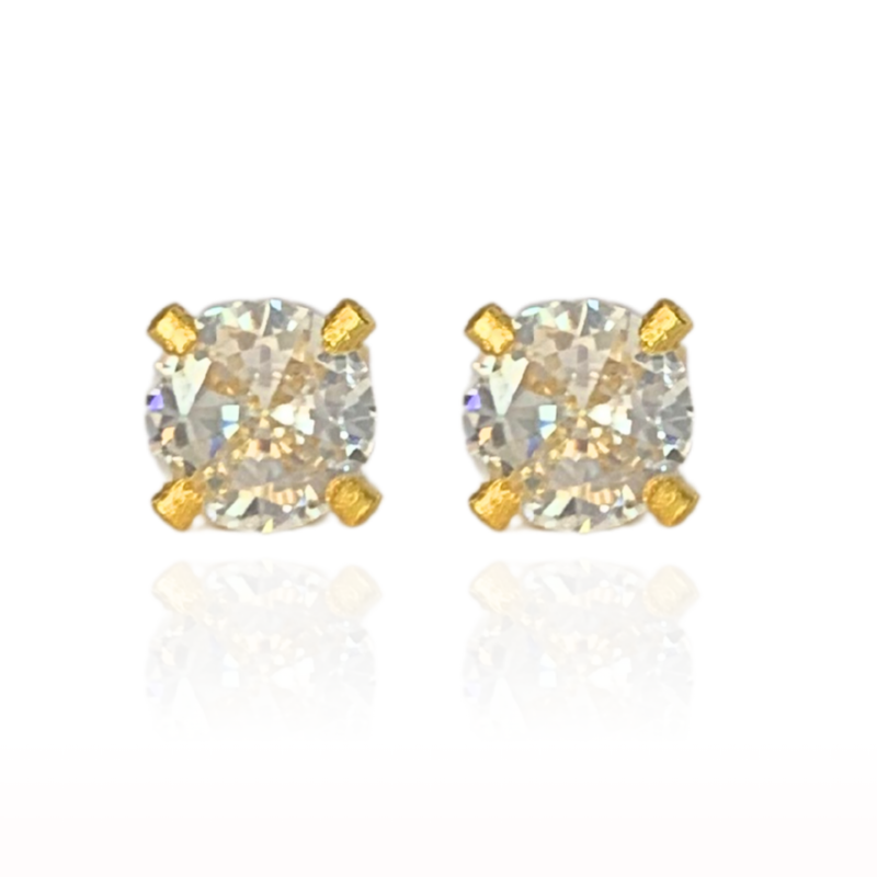 BRINCO PONTO DE LUZ (M) - BANHADO A OURO 18K