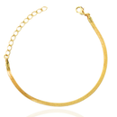 PULSEIRA LAMINADA - BANHADO A OURO 18K