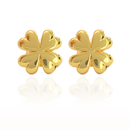 BRINCO TREVO - BANHADO A OURO 18K