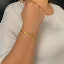 PULSEIRA LAMINADA - BANHADO A OURO 18K