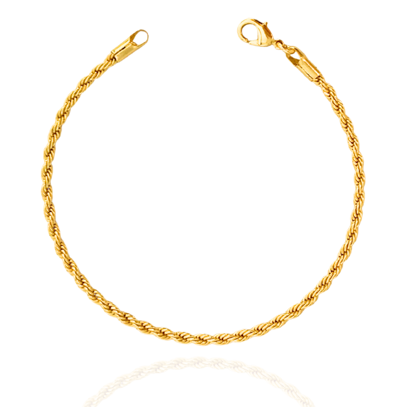 PULSEIRA ELO BAIANO - BANHADO A OURO 18K
