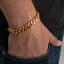 PULSEIRA GRUMET (8mm) - BANHADO A OURO 18K