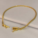 PULSEIRA ELO BAIANO (2mm) - BANHADO A OURO 18K