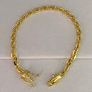 PULSEIRA CADEADO (5mm) - BANHADO A OURO 18K