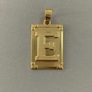 CORRENTE CADEADO (3mm) + PINGENTE PLACA LETRA (2,7cm) - BANHADO A OURO 18K