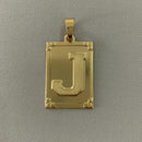 CORRENTE CADEADO (3mm) + PINGENTE PLACA LETRA (2,7cm) - BANHADO A OURO 18K